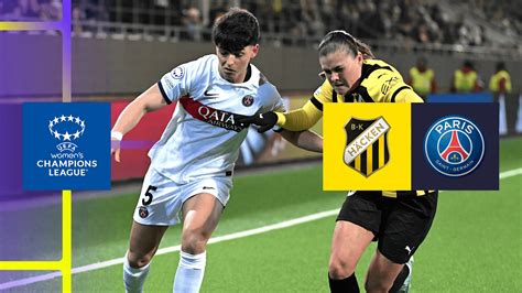 hacken vs|Paris Saint Germain vs BK Häcken .